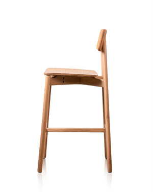 Plong Barstool With Backrest