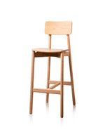 Plong Barstool With Backrest