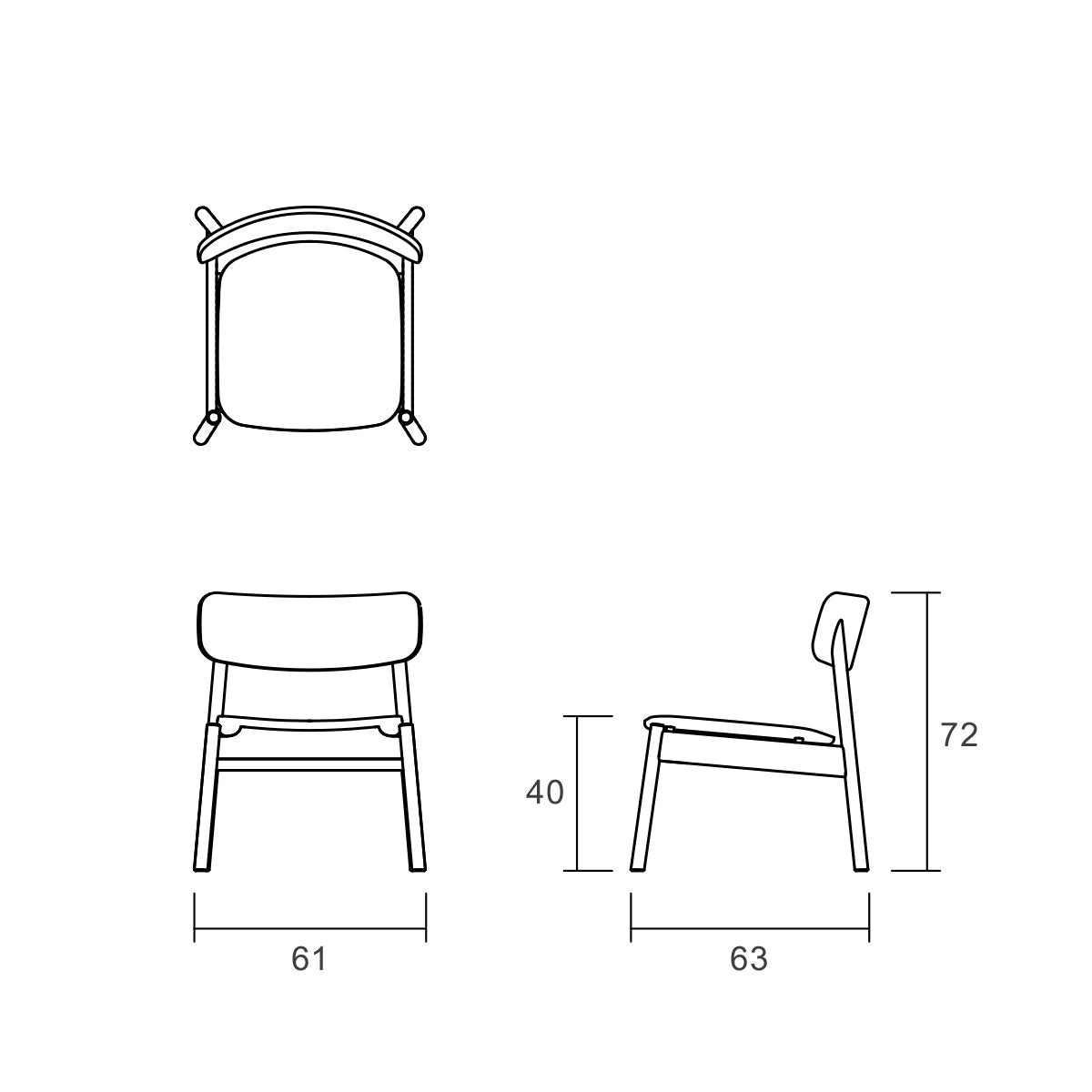Plong Lounge chair